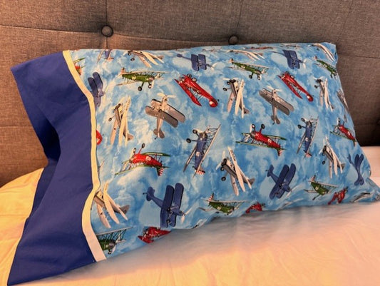 Airplane Pillowcase